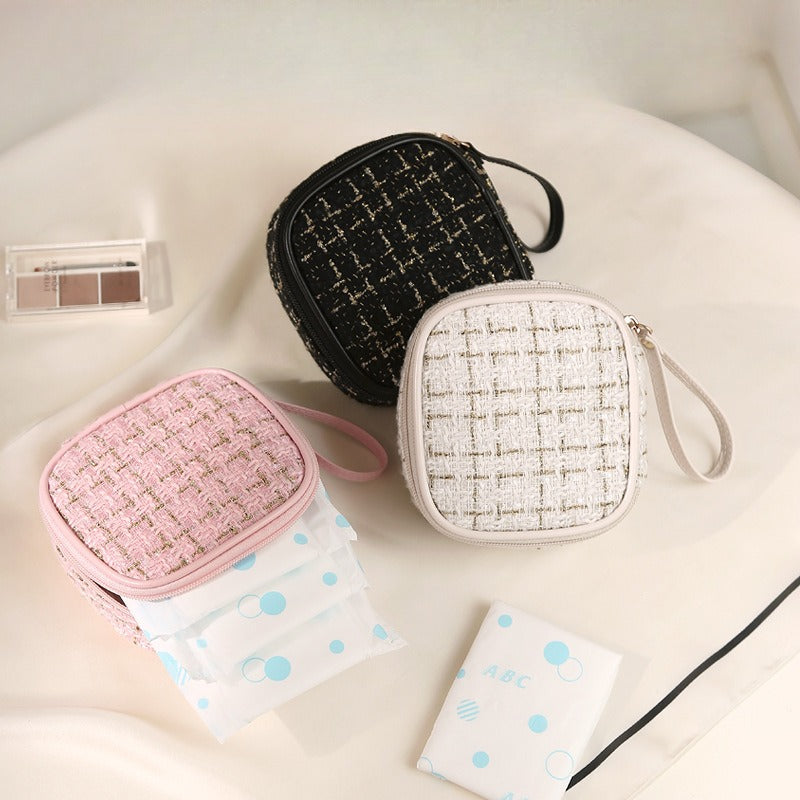 Wholesale Small Fragrance Portable Cosmetics Polyester Storage Bag